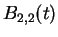$B_{2,2}(t)$