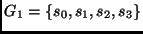 $ G_1 =
\{s_0, s_1, s_2, s_3 \} $