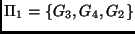 $ \Pi_1 =
\{G_3, G_4, G_2\}$