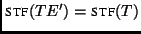 $ \textsc{stf}(T E') = \textsc{stf}(T)$