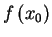 $f\left( x_{0}\right) $